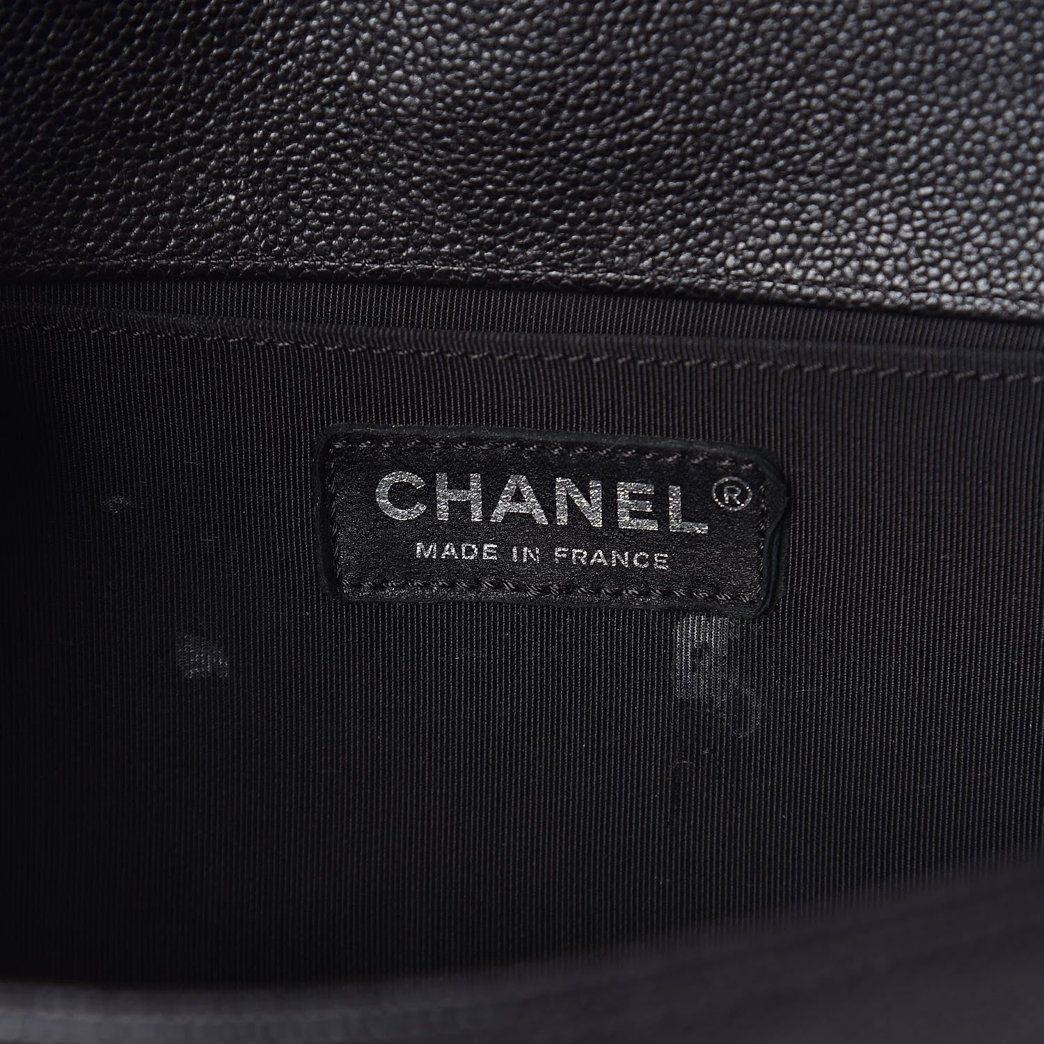 Chanel Caviar Quilted Medium Boy Flap Black 7 of 10