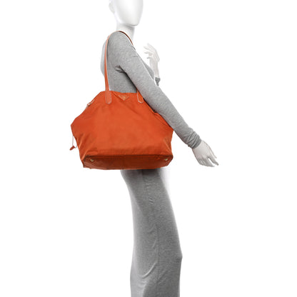 Prada Tessuto Nylon Saffiano Tote Giallo 2 of 13