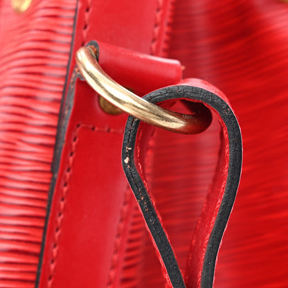 Louis Vuitton Epi Petit Noe Castillan Red 12 of 13