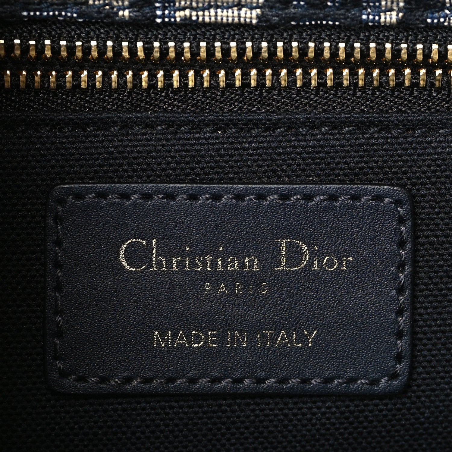 Christian Dior Oblique 30 Montaigne Chain Flap Bag Blue 6 of 8