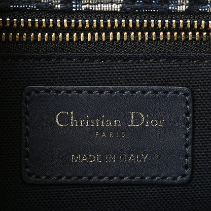 Christian Dior Oblique 30 Montaigne Chain Flap Bag Blue 6 of 8