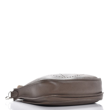 Hermes Taurillon Clemence Evelyne III PM Etoupe 4 of 18