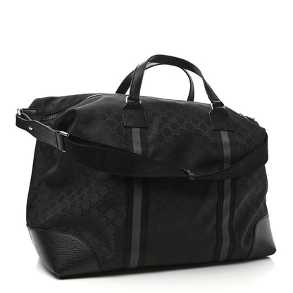 Gucci Nylon Monogram XL Duffle Bag Black 3 of 9
