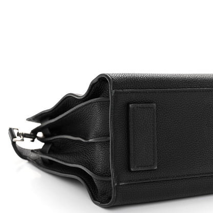 Saint Laurent Grained Calfskin Baby Sac De Jour Souple Black 8 of 9