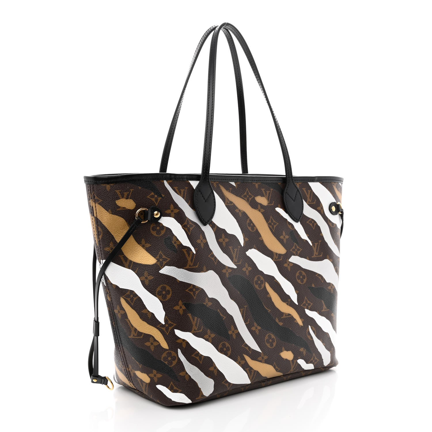 Louis Vuitton x LoL Monogram Neverfull MM Gold Silver 3 of 11