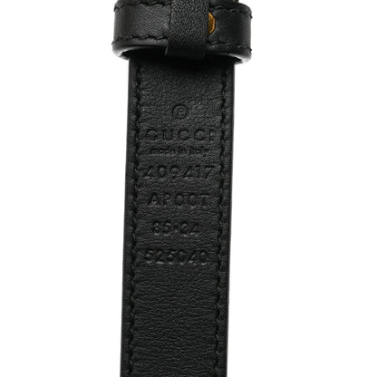 Gucci Calfskin Double G 20mm Belt 85 34 Black 4 of 6