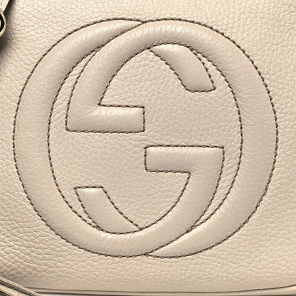 Gucci Pebbled Calfskin Small Soho Disco Bag Off White 8 of 14