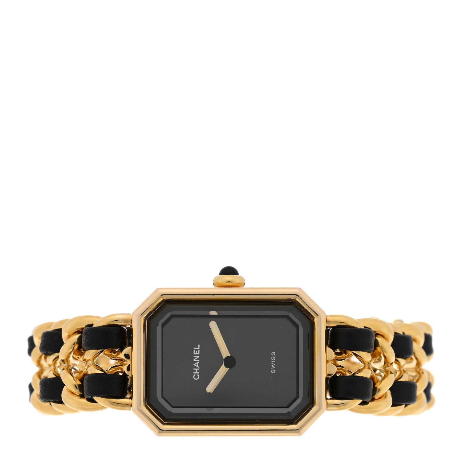 Chanel Stainless Steel Lambskin 20mm Chain Premiere Quartz Watch Gold 2 of 4