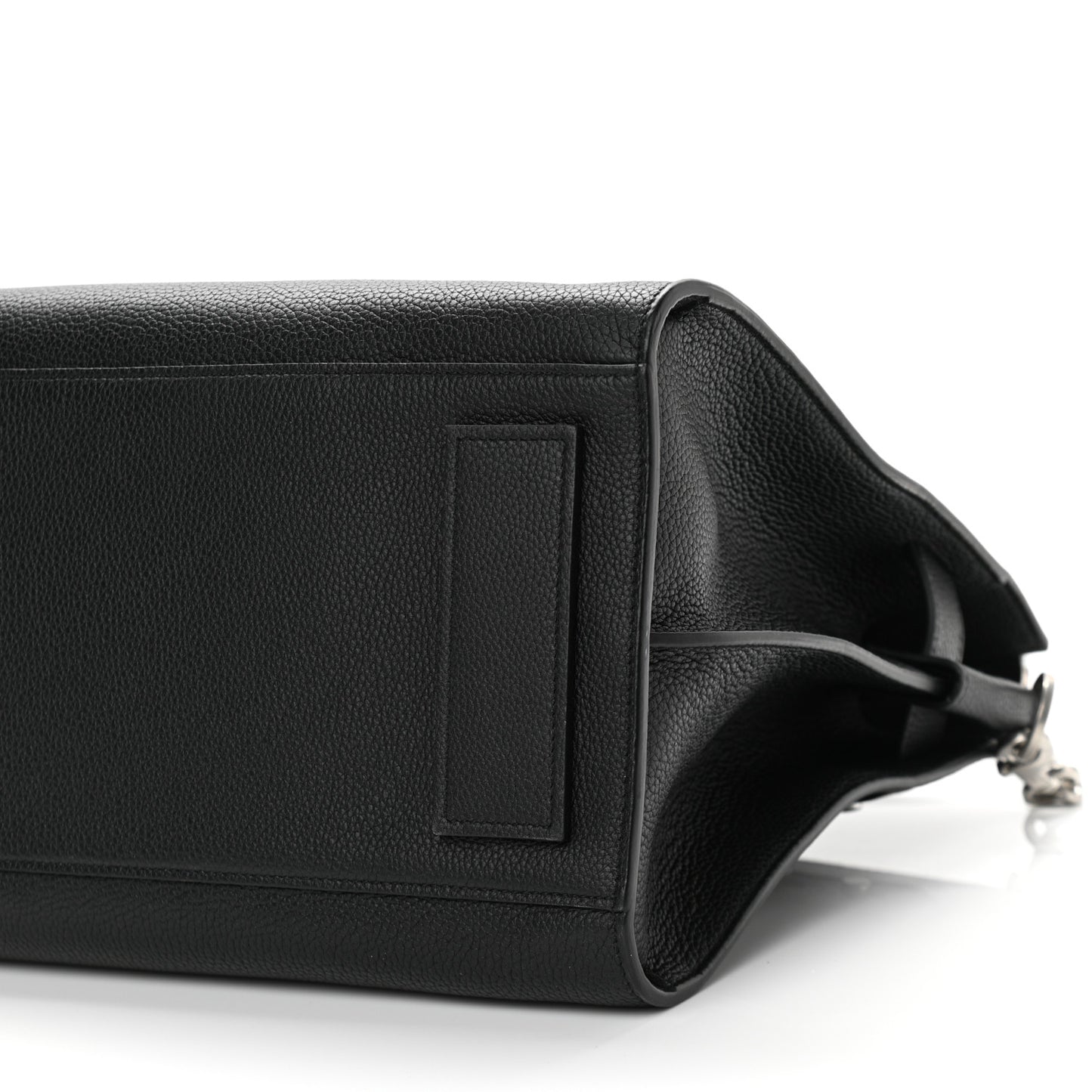 Grained Calfskin Small Supple Sac De Jour Duffle Black