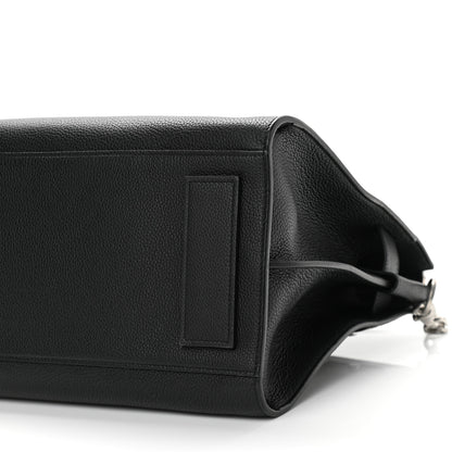 Saint Laurent Grained Calfskin Small Supple Sac De Jour Duffle Black 10 of 11