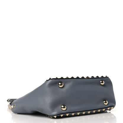 Valentino Garavani Vitello Mini Rockstud Tote Light Stone 3 of 7