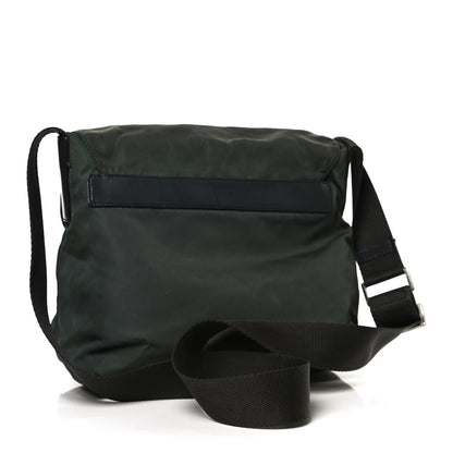 Prada Nylon Vela Small Hunting Bag Green 2 of 10