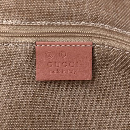 Gucci Soft Microguccissima Small Zippered Satchel Soft Pink 6 of 10