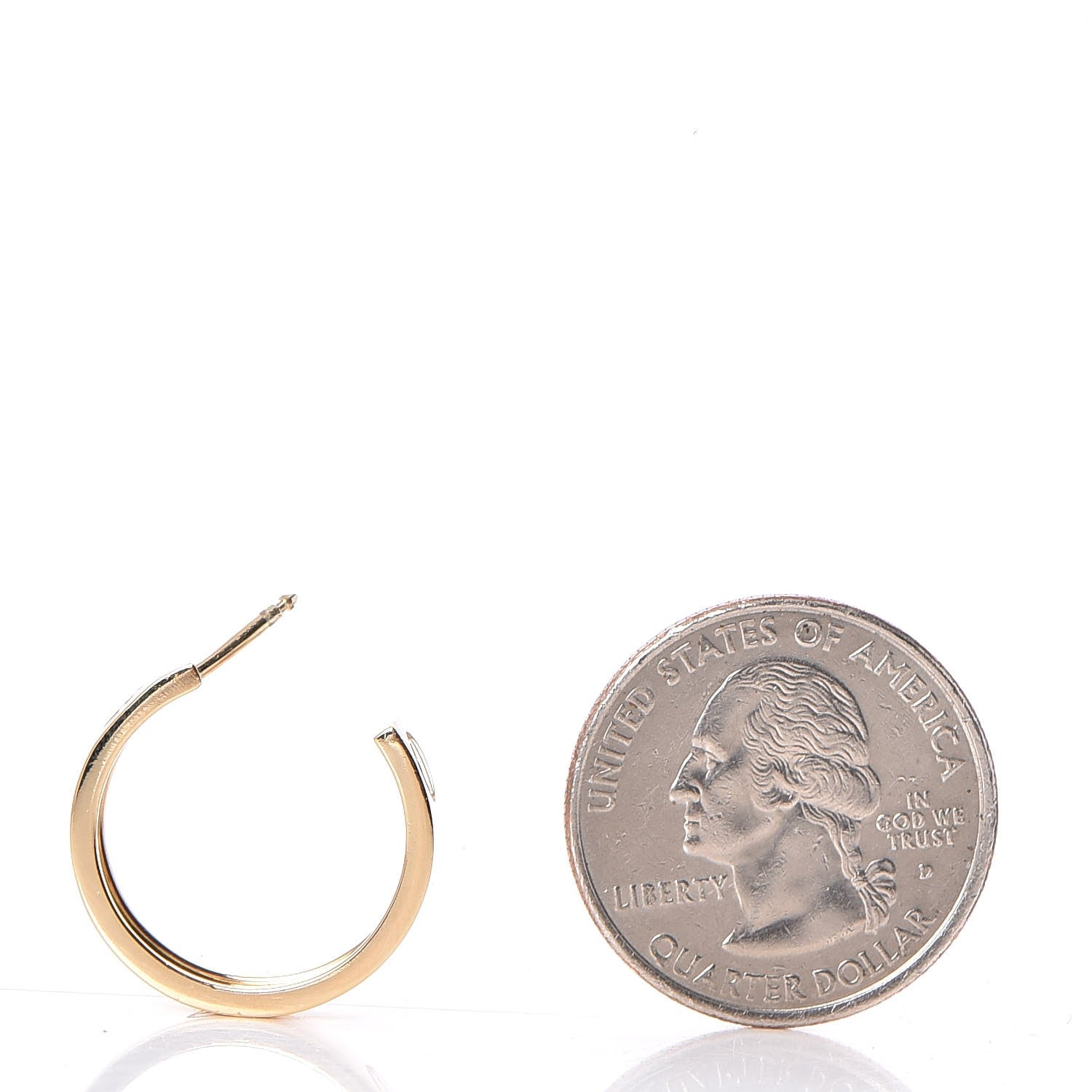 Cartier 18K Yellow Gold 5.5mm LOVE Hoop Earrings 4 of 9