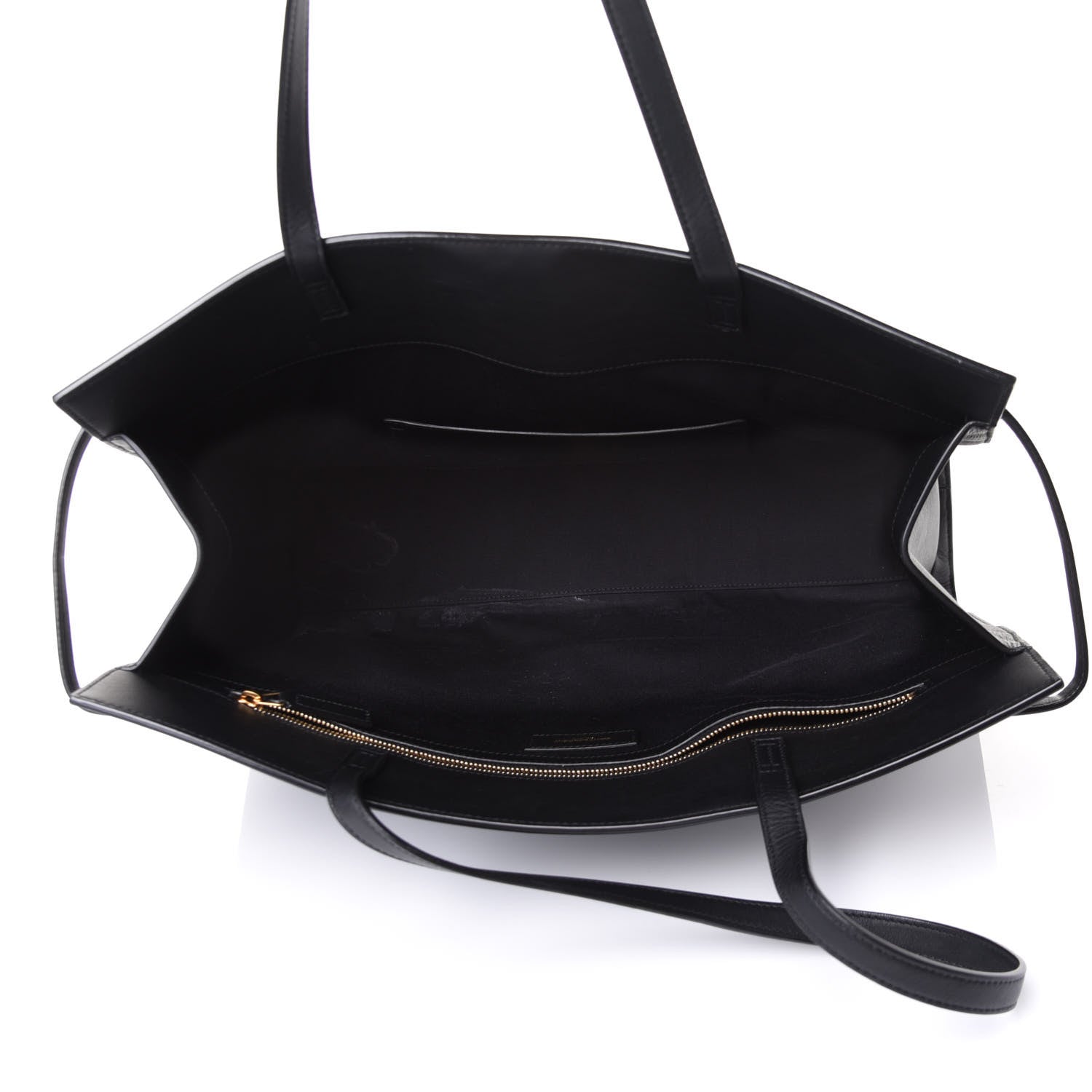 Saint Laurent Calfskin Medium Manhattan Shopper Tote Black 4 of 5