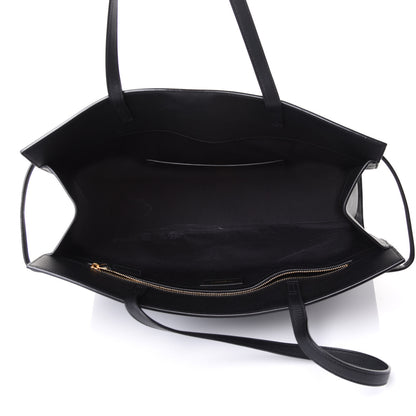 Saint Laurent Calfskin Medium Manhattan Shopper Tote Black 4 of 5