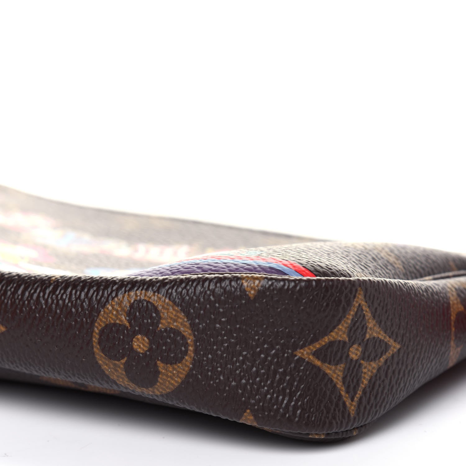 Louis Vuitton Monogram 2020 Christmas Animation Bumper Cars Mini Pochette Accessories Coquelicot 9 of 10