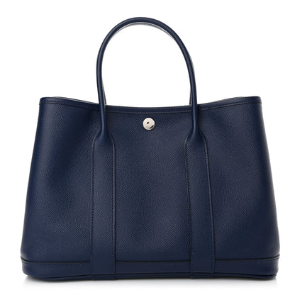 Hermes Epsom Garden Party 30 TPM Bleu Indigo 1 of 12