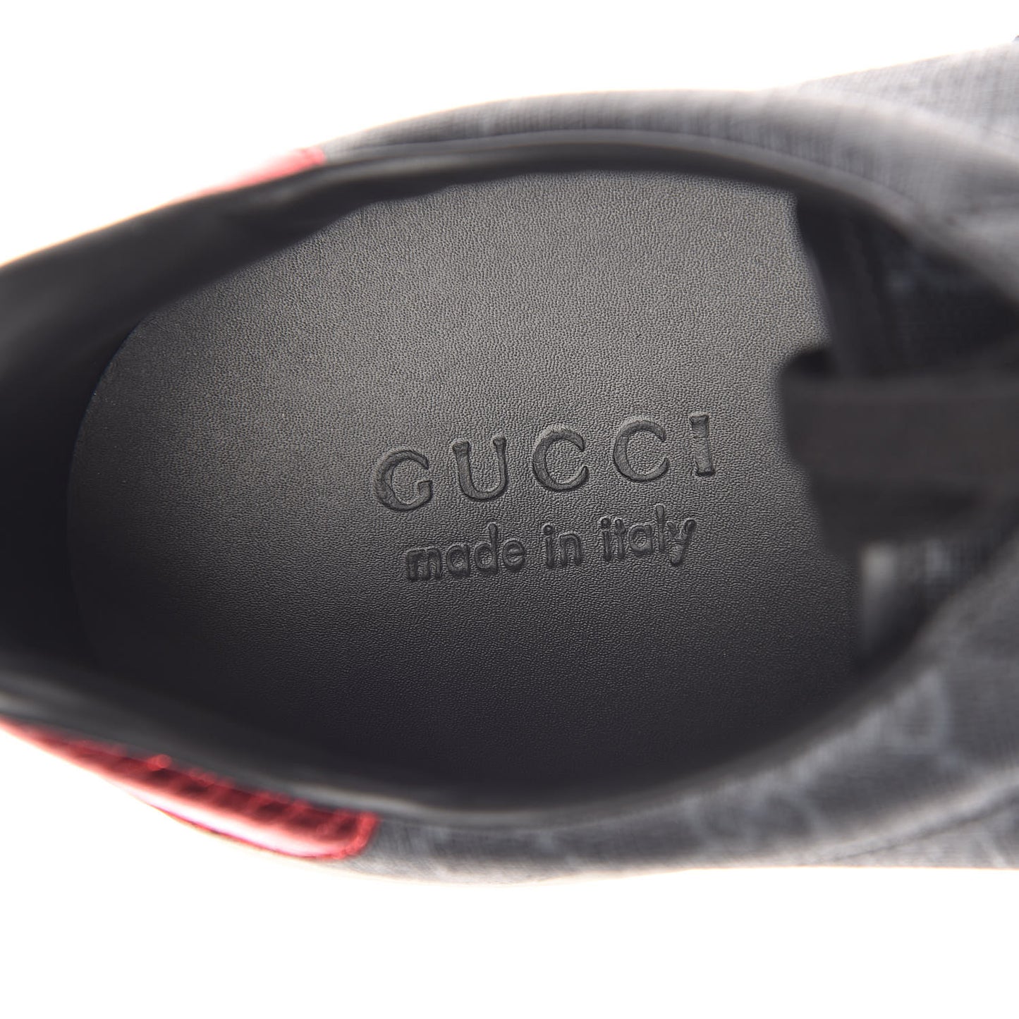 GG Supreme Monogram Ayers Web Mens New Ace Sneakers 11 Black