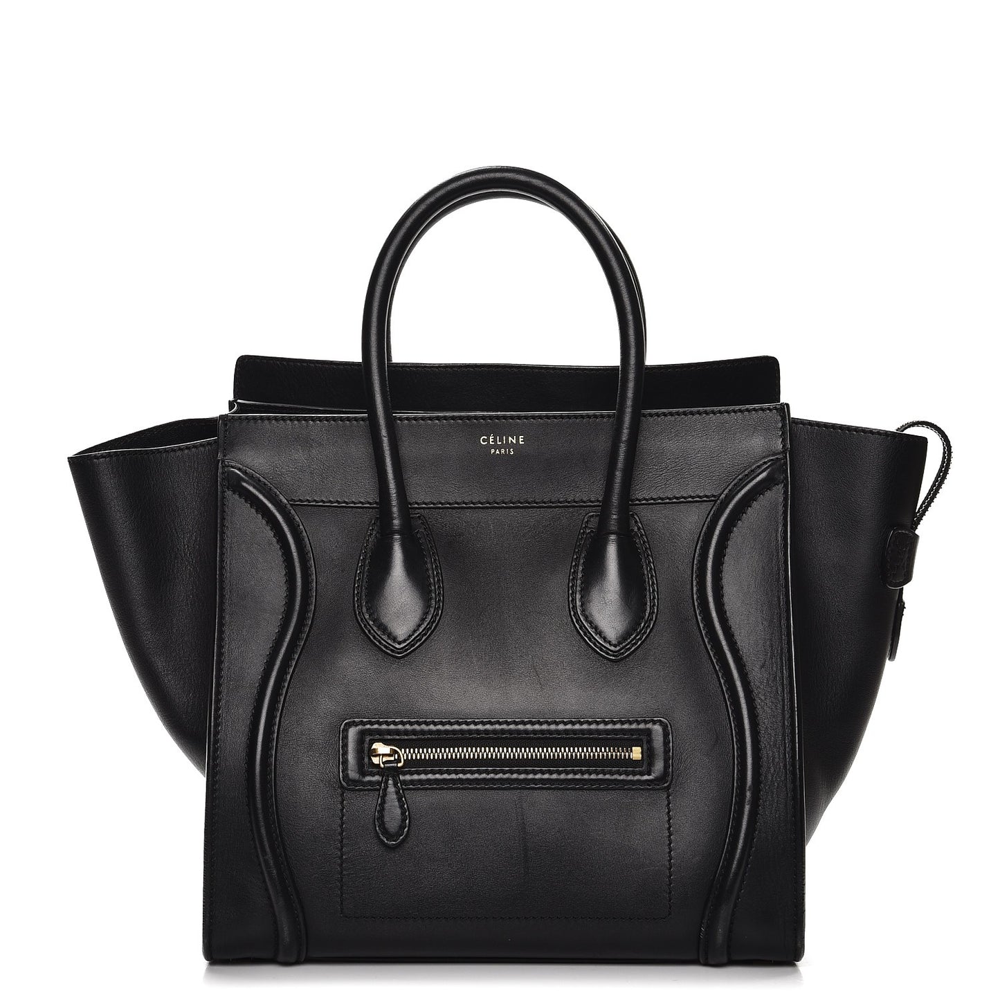 Smooth Calfskin Mini Luggage Black
