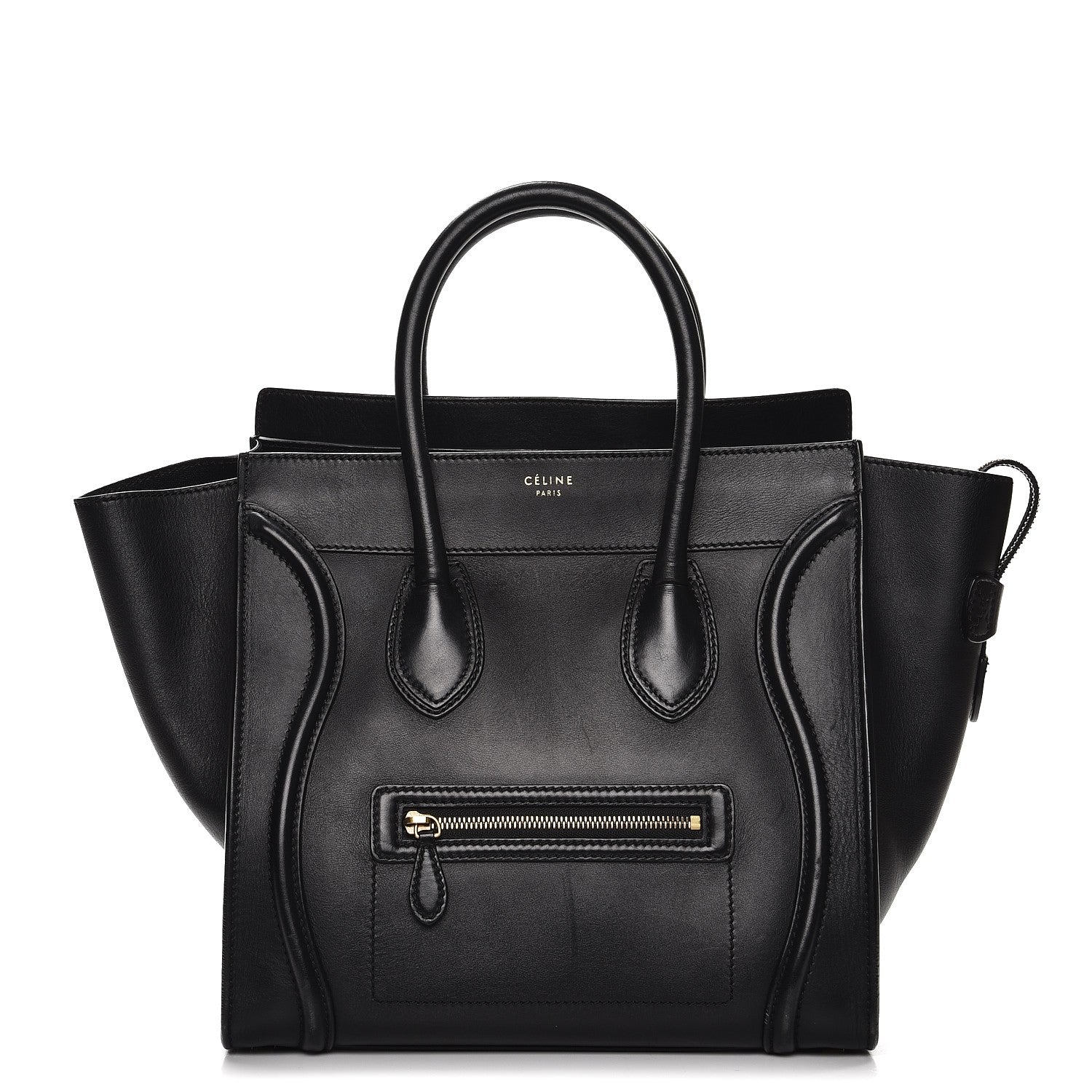 Celine Smooth Calfskin Mini Luggage Black 1 of 14