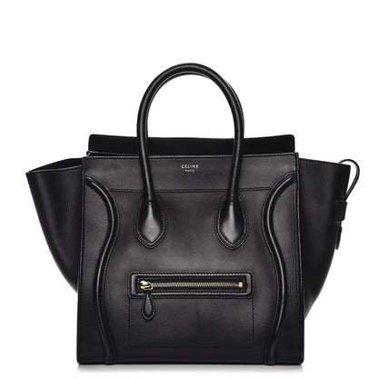 Celine Smooth Calfskin Mini Luggage Black 1 of 14