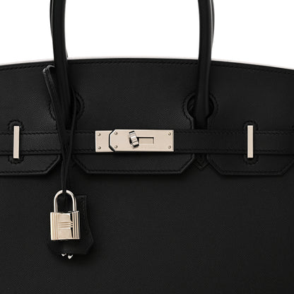 Hermes Madame Calfskin Birkin Sellier 30 Black 8 of 12