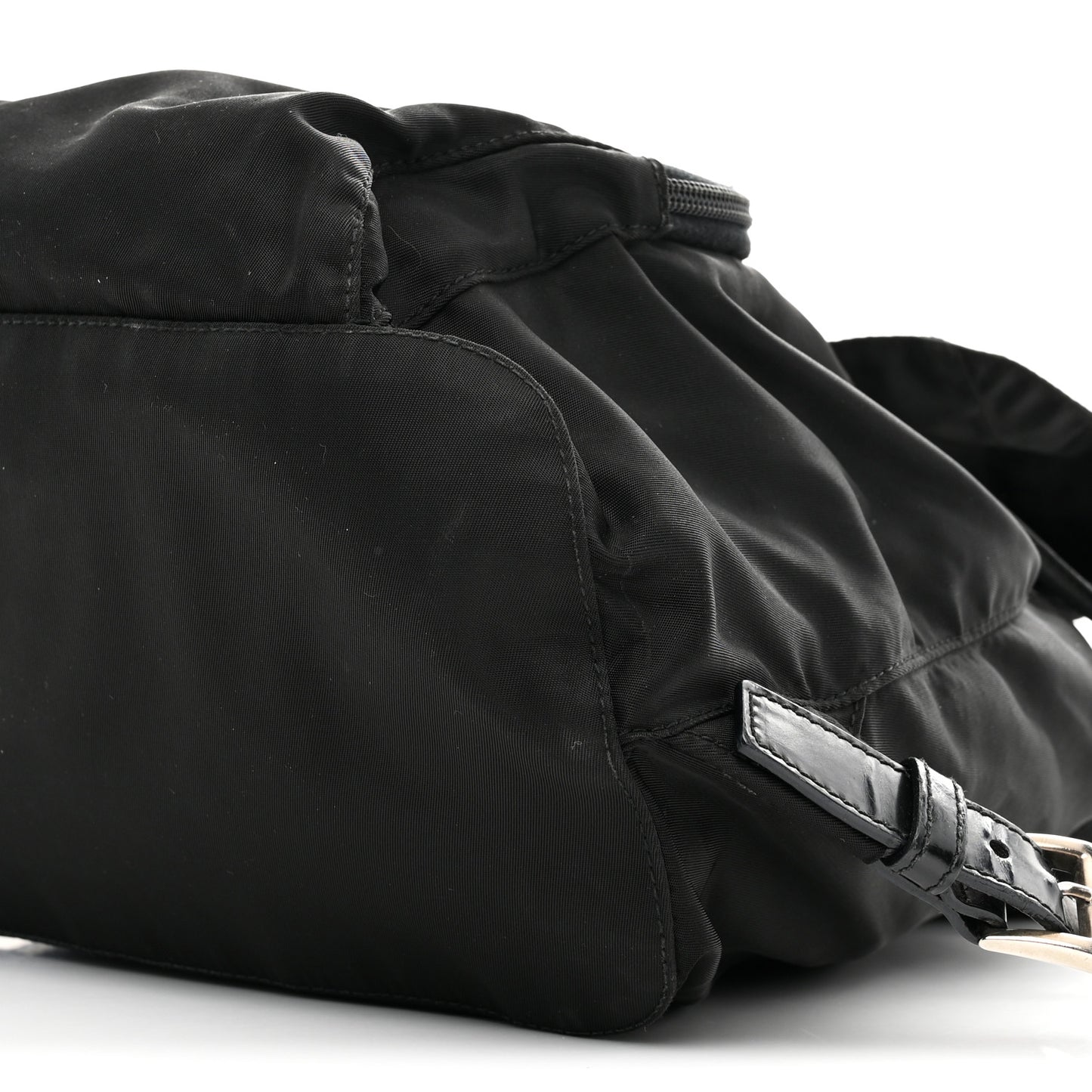 Tessuto Nylon Vela Cinch Backpack Black
