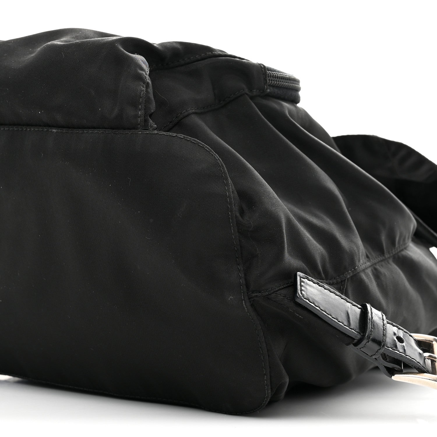 Prada Tessuto Nylon Vela Cinch Backpack Black 9 of 9
