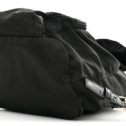 Prada Tessuto Nylon Vela Cinch Backpack Black 9 of 9