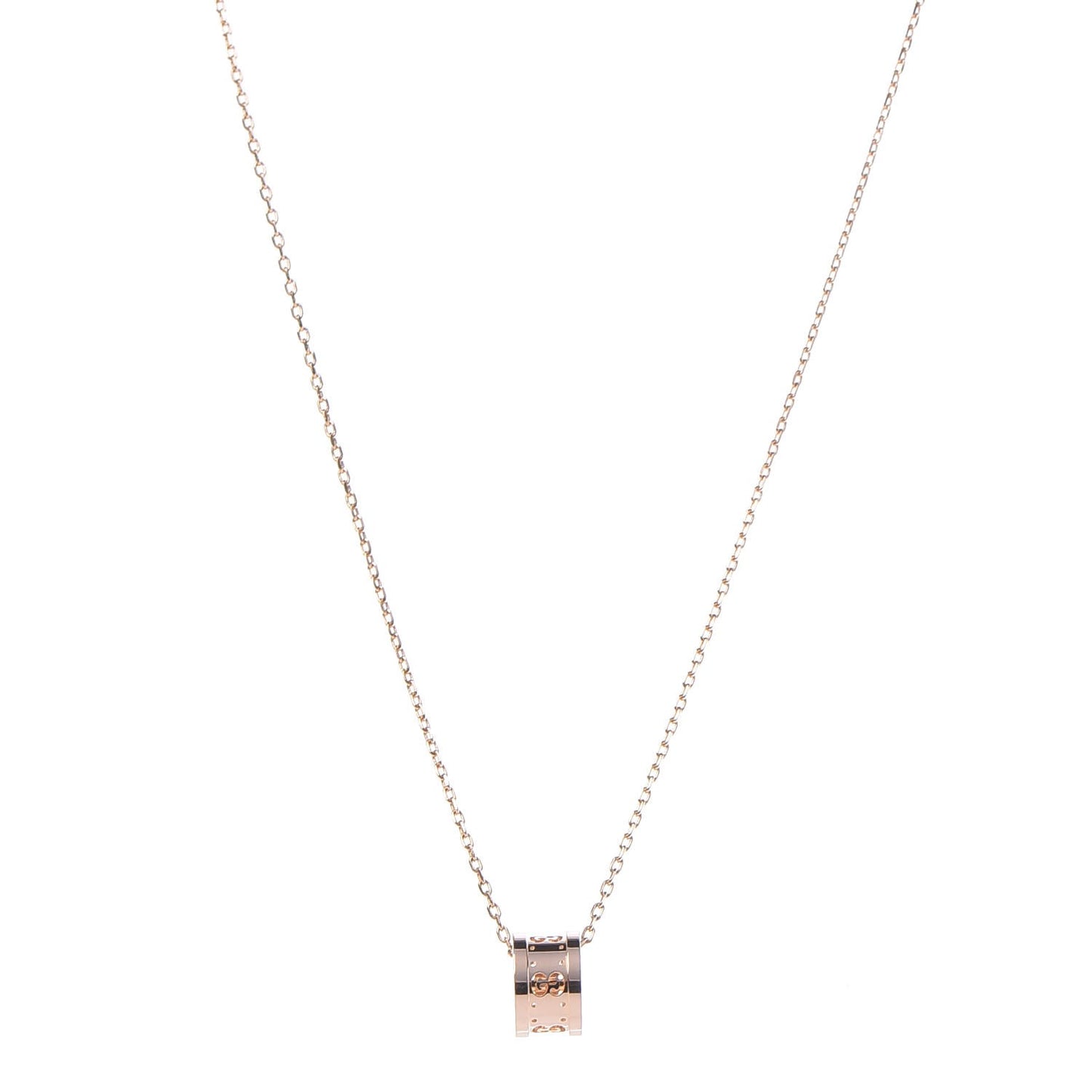 18K Rose Gold Icon Twirl Necklace