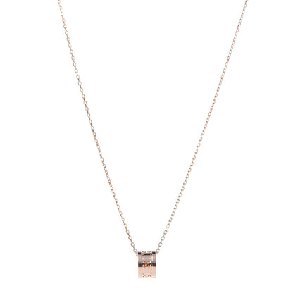 Gucci 18K Rose Gold Icon Twirl Necklace 1 of 8