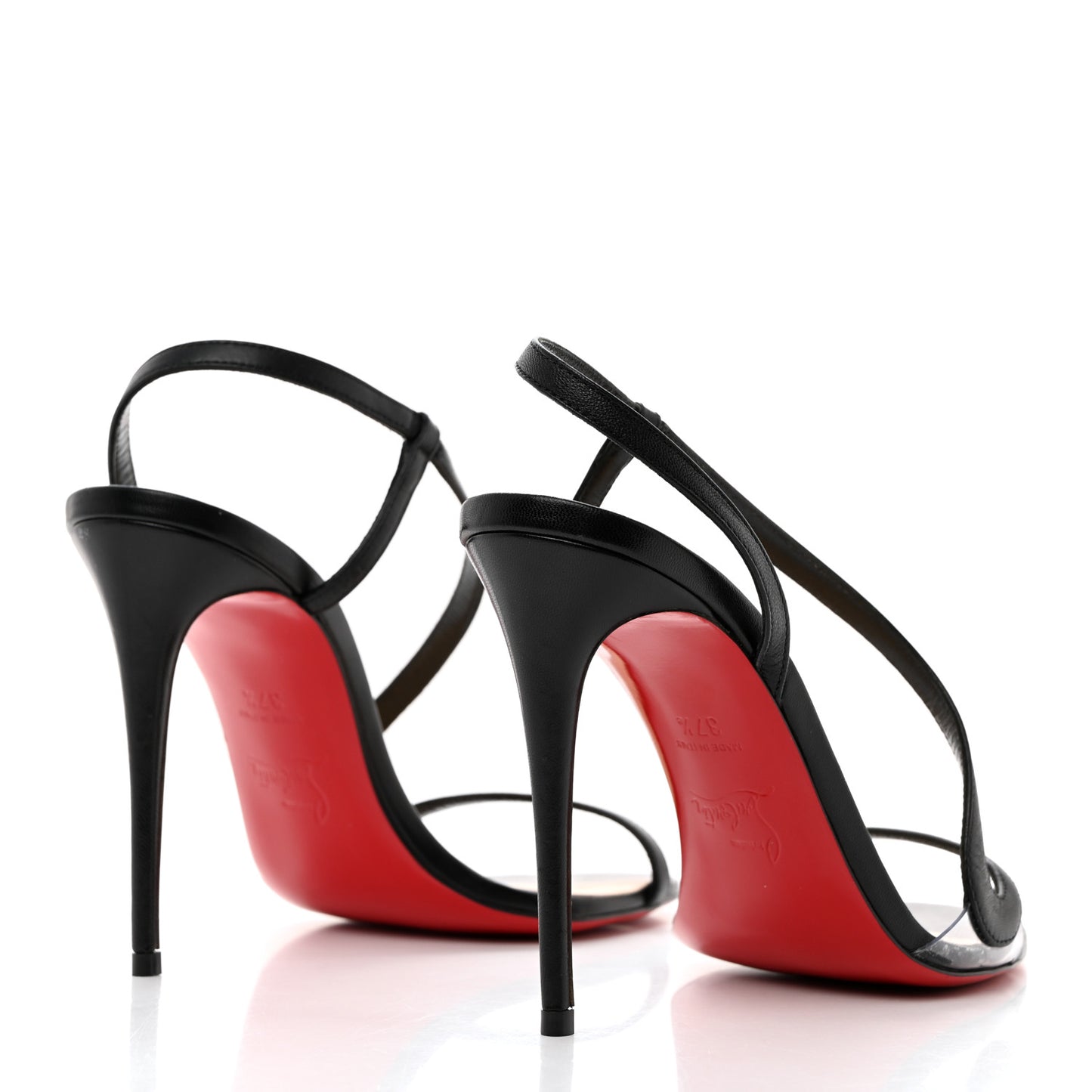 Nappa Rosalie 100 Sandals 37.5 Black