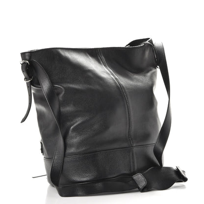 Balenciaga Veau Papier Classic Hardware Drop Bucket Bag Nero Black 3 of 10