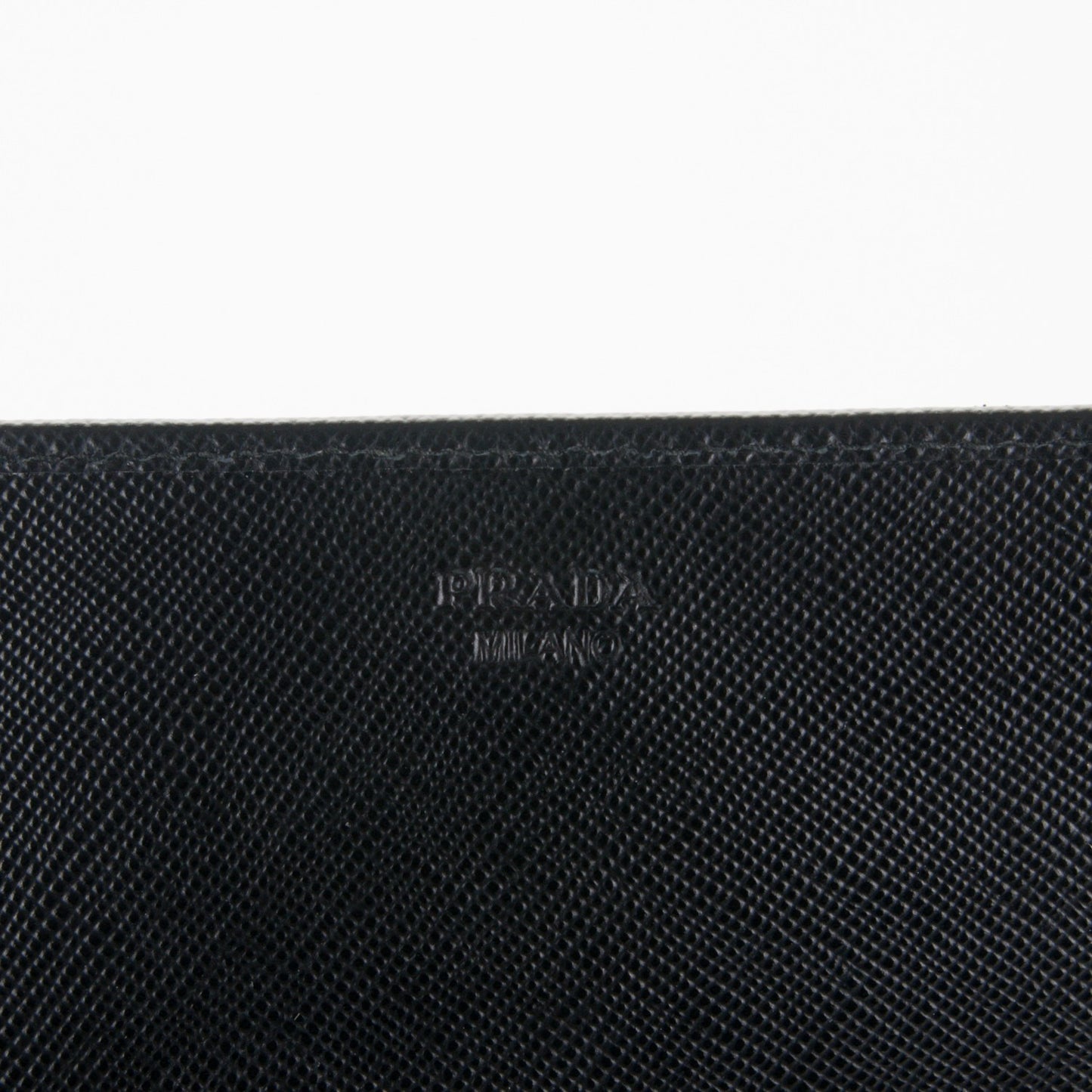 Saffiano Metal Oro Chain Wallet Nero Black