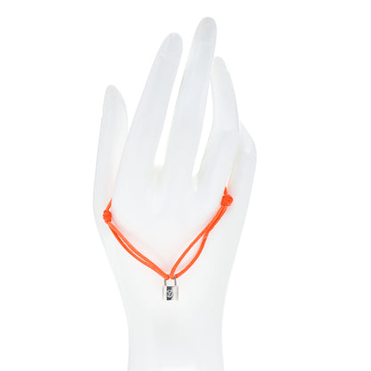 Louis Vuitton X UNICEF Sterling Silver Lockit Bracelet Orange 2 of 4