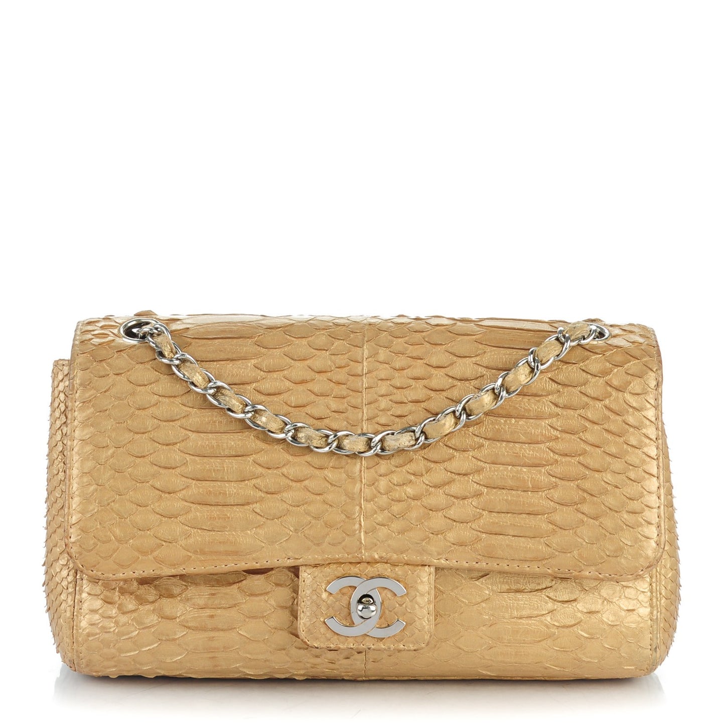Python Medium Soho Flap Gold