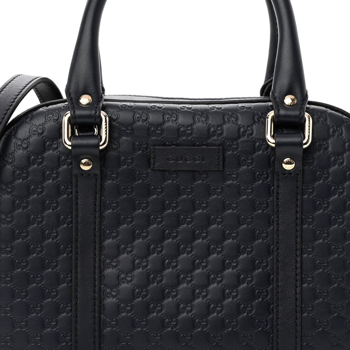 Soft Microguccissima Small Crossbody Bag Blue