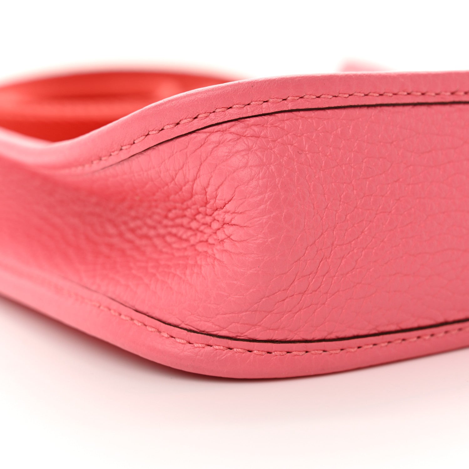 Hermes Taurillon Clemence Amazone Evelyne TPM Rose Azalee Rouge Pivoine 9 of 10
