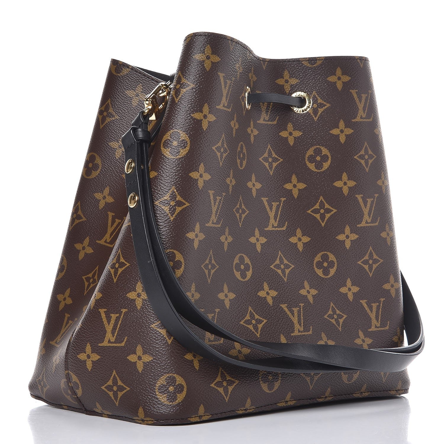 Louis Vuitton Monogram Neonoe MM Black 3 of 6