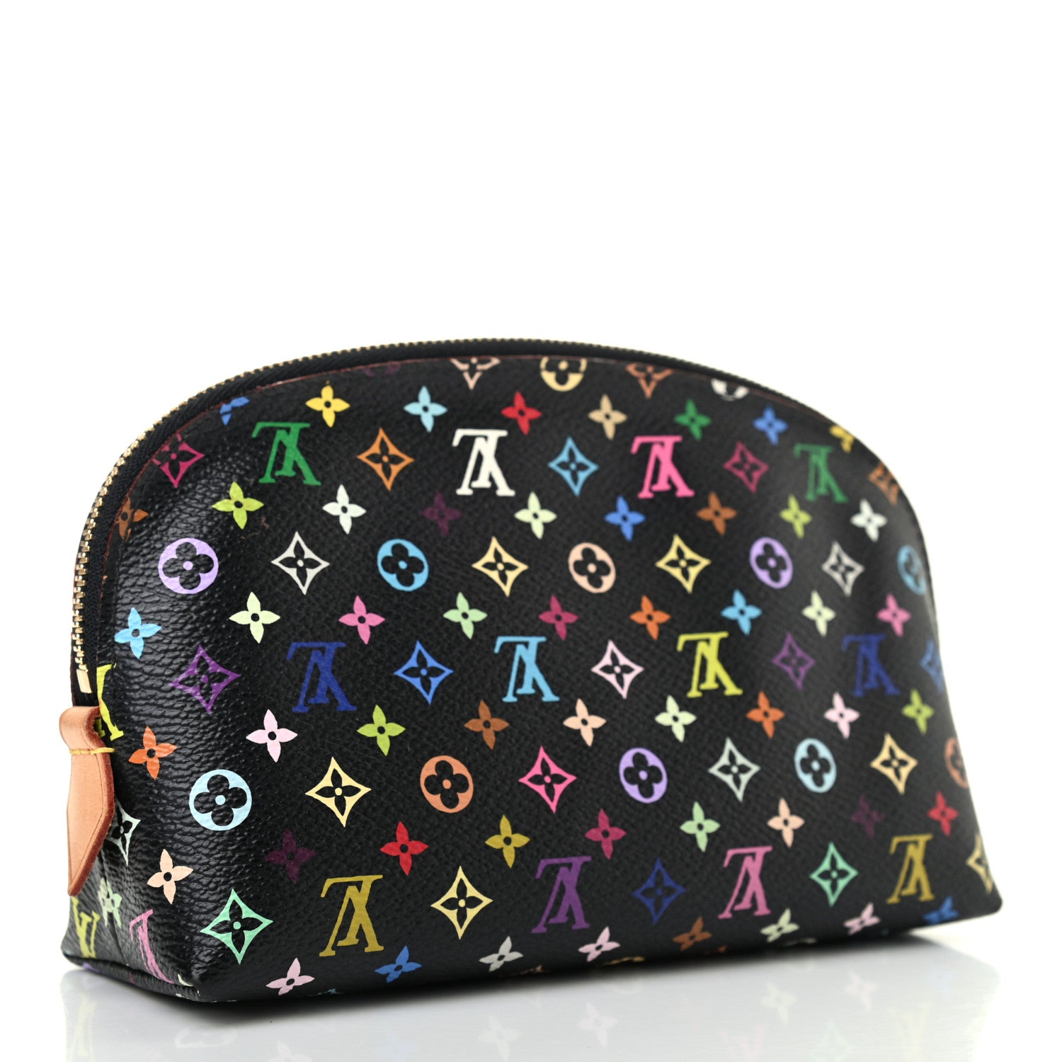 Louis Vuitton Monogram Multicolor Cosmetic Pouch Black Grenade 3 of 7