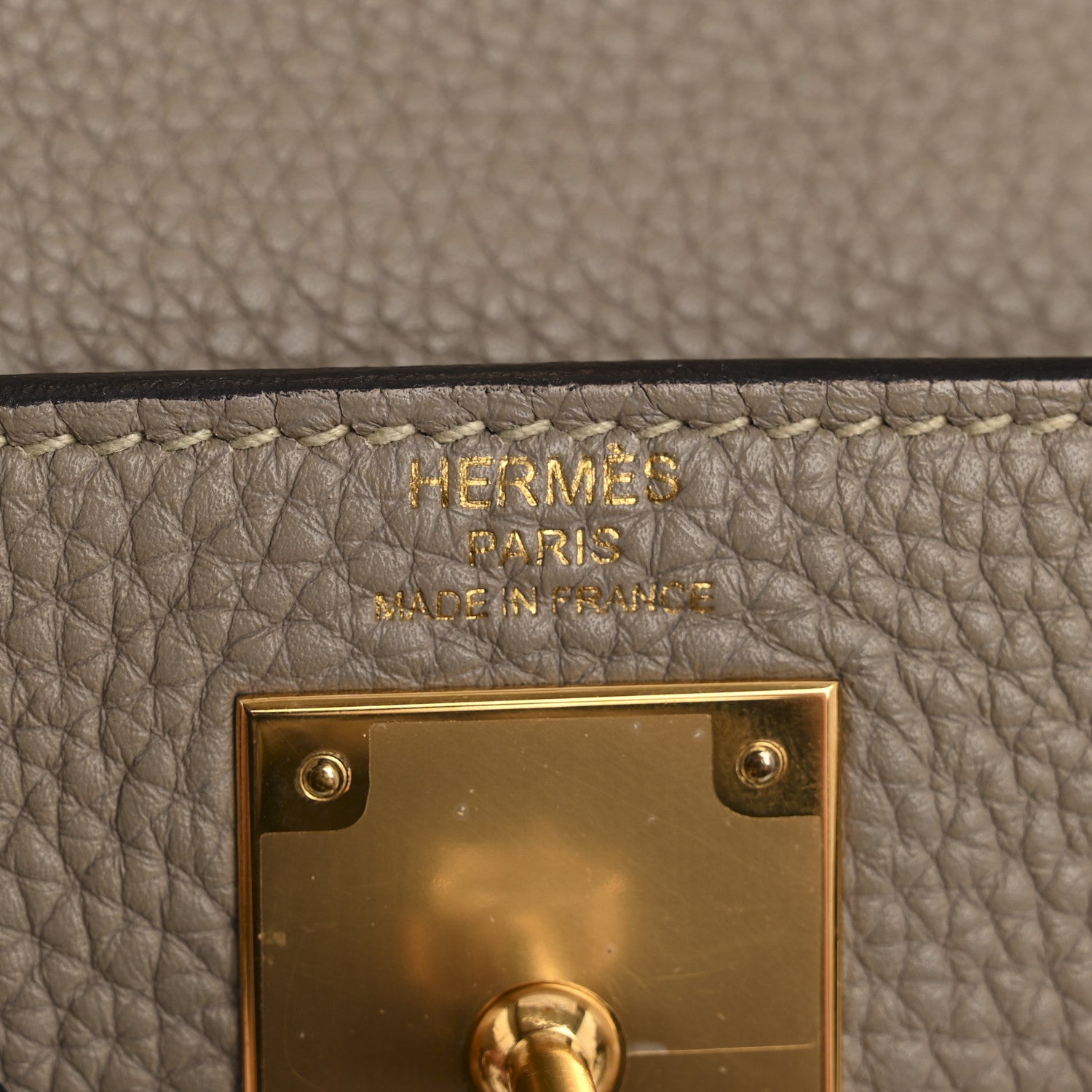 Hermes Togo Kelly Retourne 28 Gris Tourterelle 6 of 12