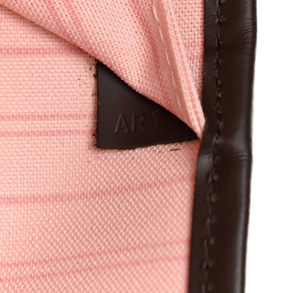 Louis Vuitton Damier Ebene Neo Neverfull MM Rose Ballerine 7 of 10