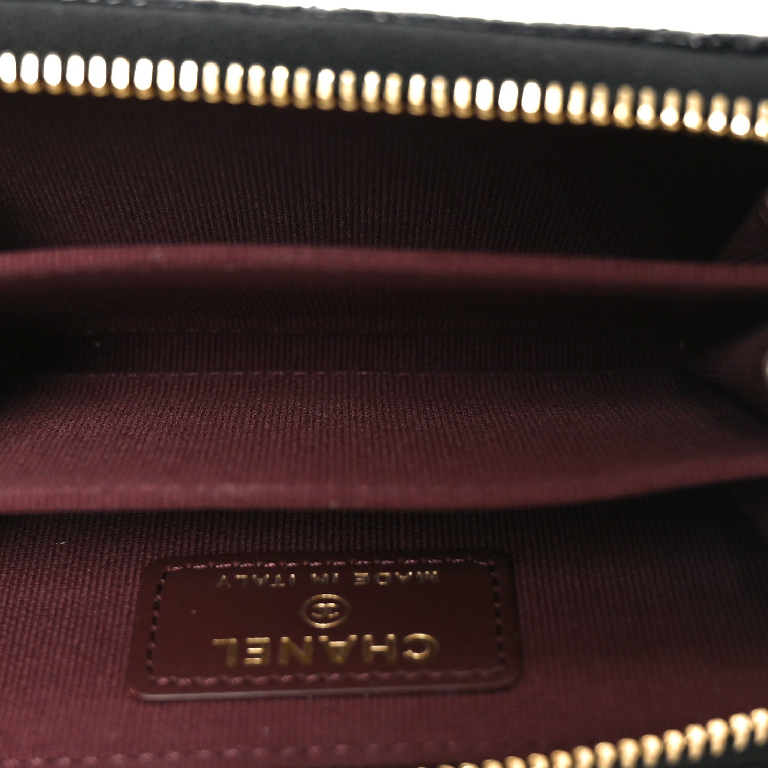 Chanel Caviar Quilted Zip Coin Purse Black 5 of 8