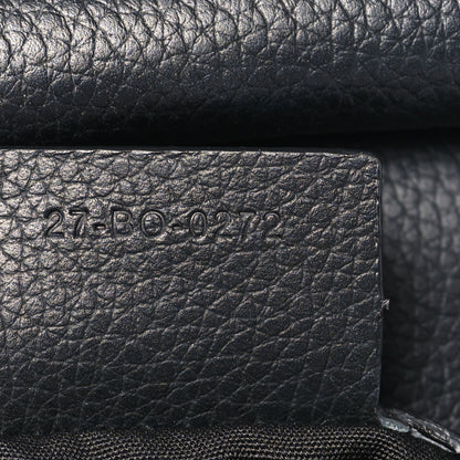 Christian Dior Grained Calfskin Oblique Mini Gallop Sling Bag Blue Black 7 of 9