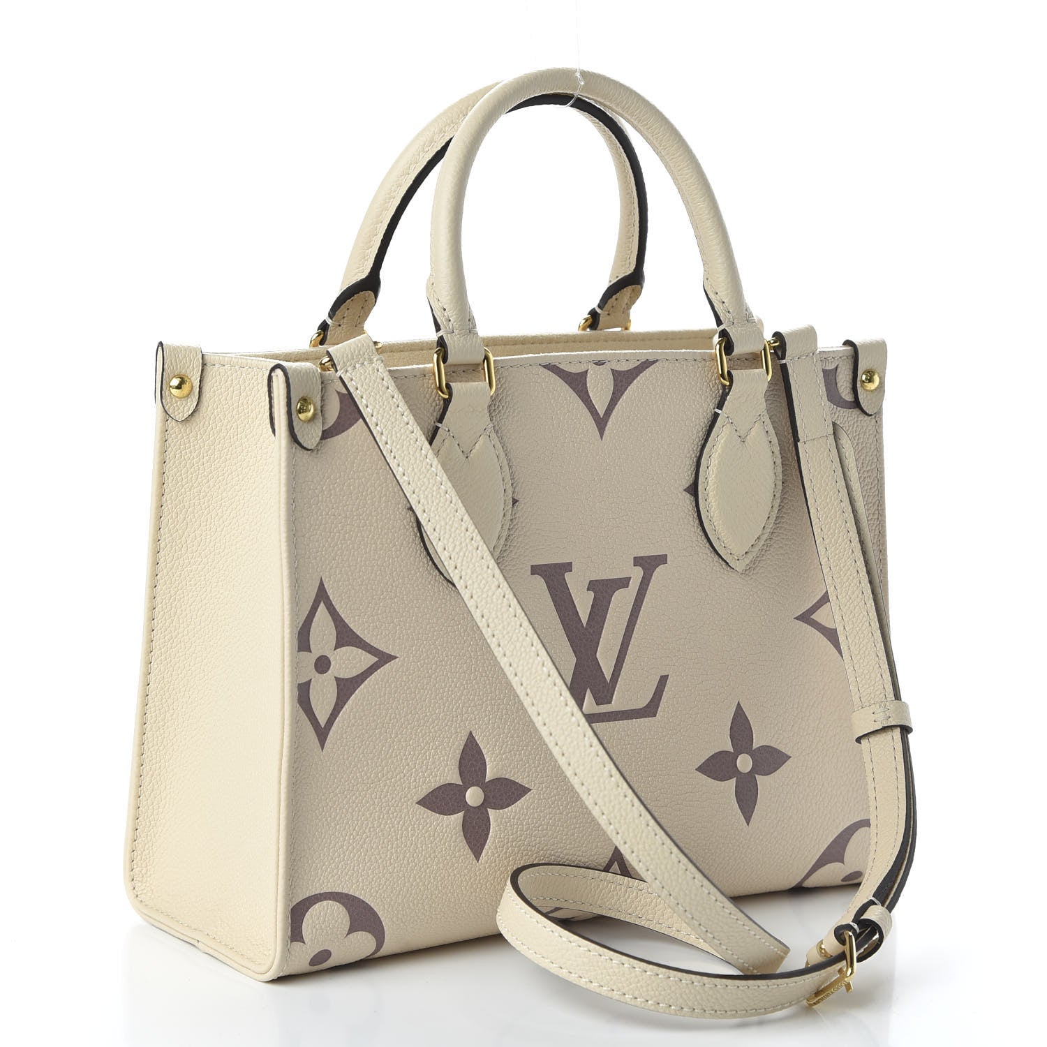 Louis Vuitton Empreinte Monogram Giant Onthego PM Creme Bois De Rose 4 of 10