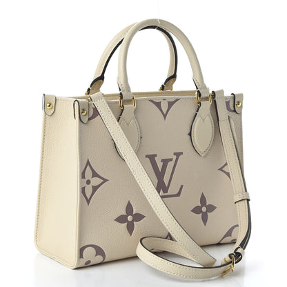 Louis Vuitton Empreinte Monogram Giant Onthego PM Creme Bois De Rose 4 of 10