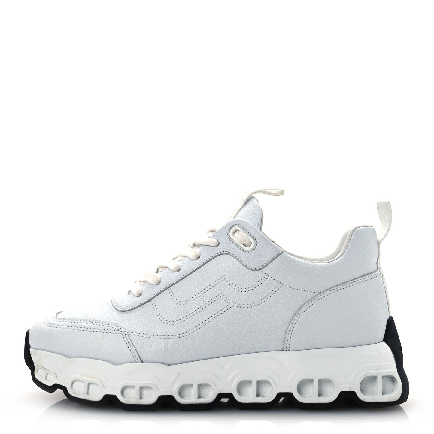 Goatskin Impulse Sneakers 38 White