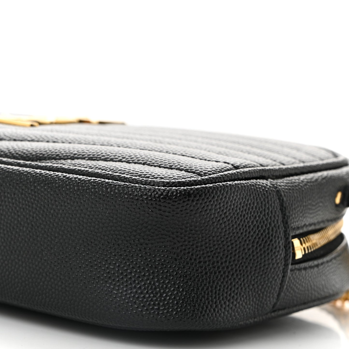 Grain De Poudre Matelasse Monogram Mini Lou Camera Bag Black