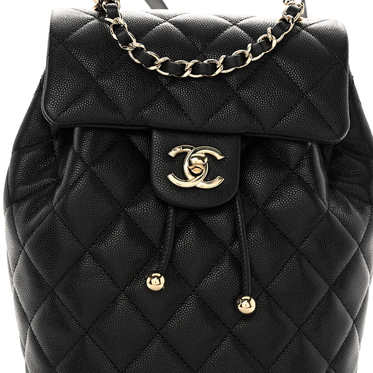 Chanel Caviar Quilted Mini Urban Spirit Backpack Black 8 of 10